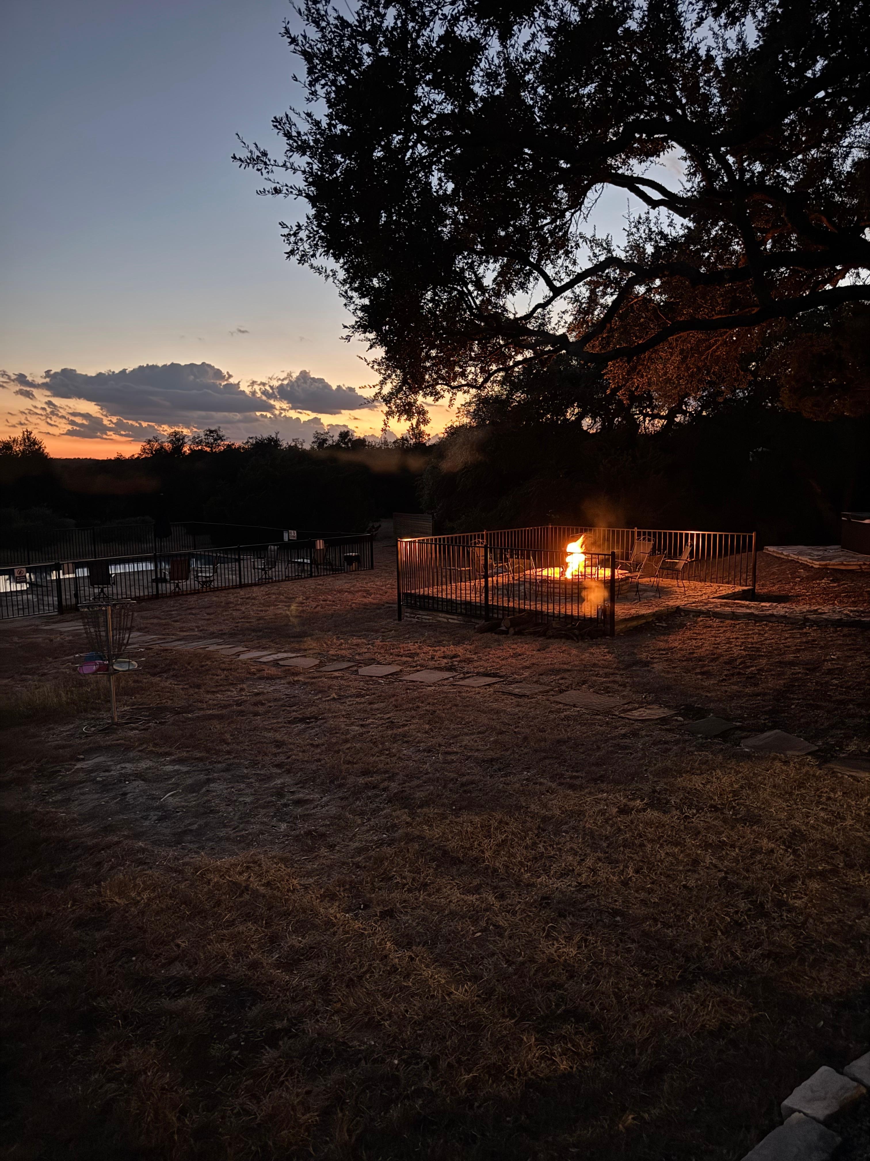 Great firepit - be sure to bring your own wood. 