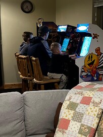 Family room fun activities.