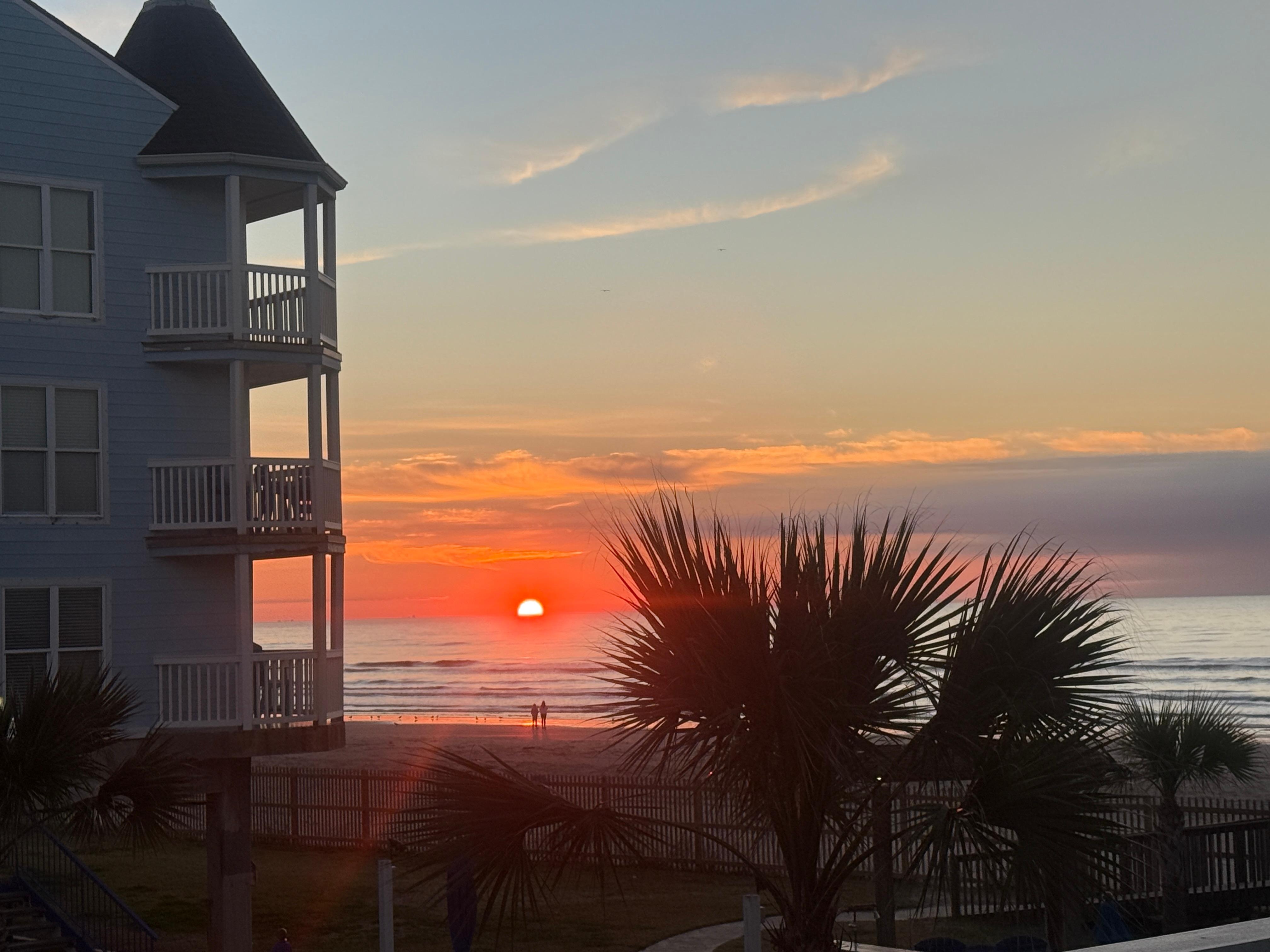 Sun rises were beautiful!