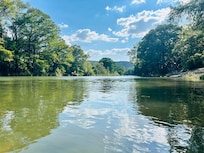 Looking to the right in the river