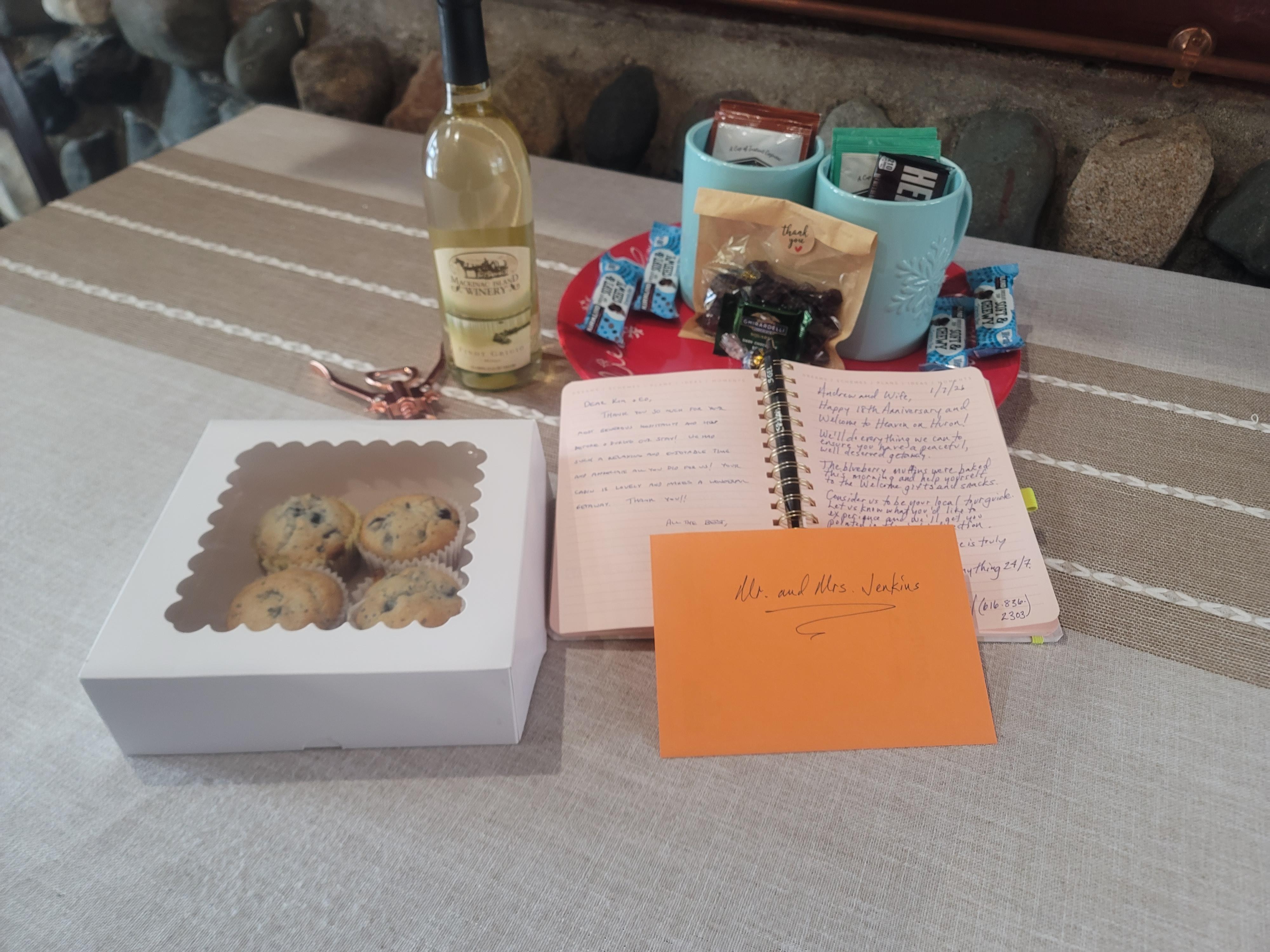 Such a thoughtful host to celebrate our 18th wedding anniversary with. 