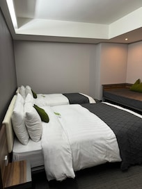 Clean and comfortable beds.