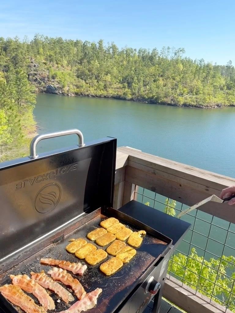 Breakfast on the griddle was a great idea