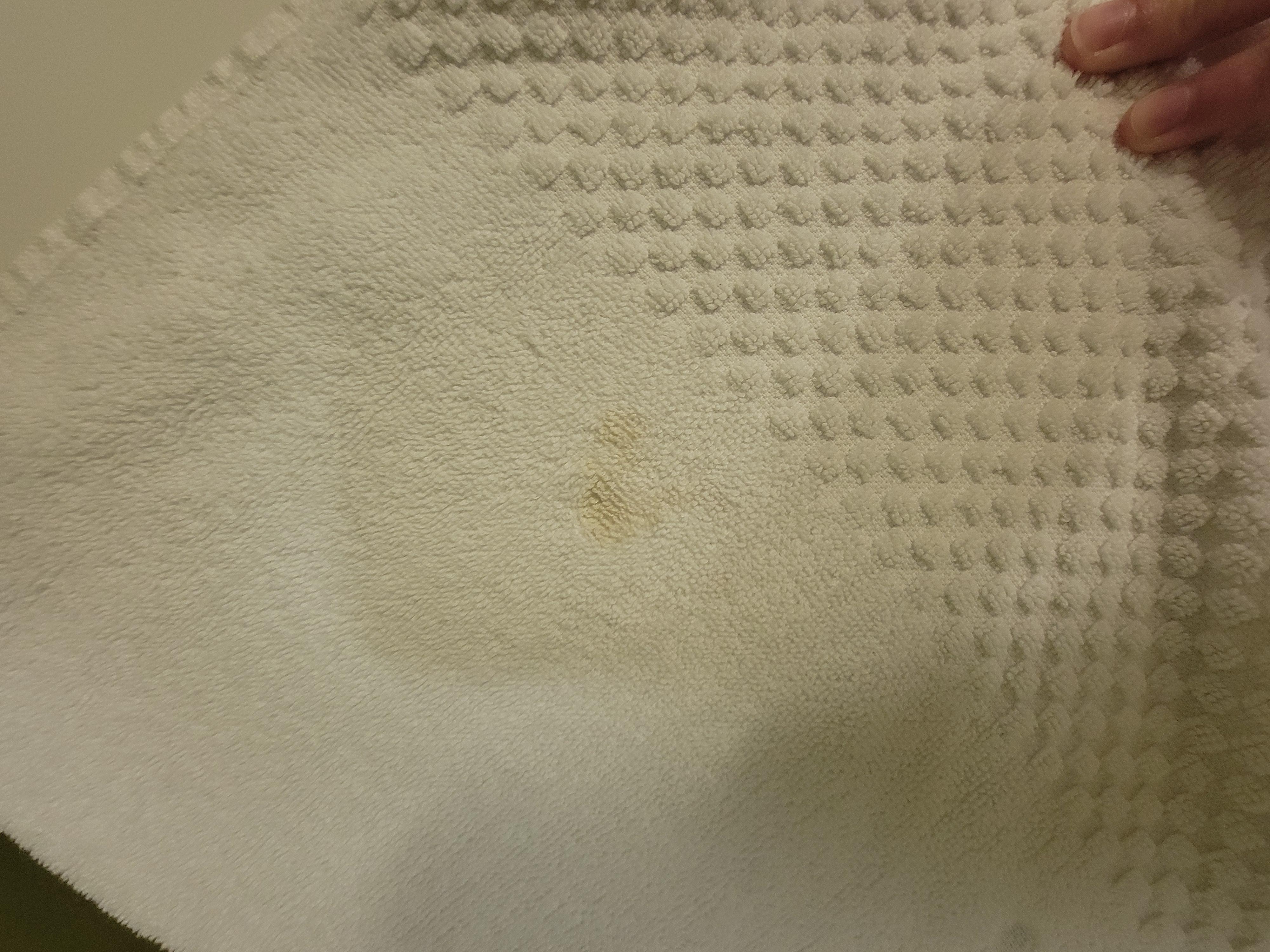 Towel stains