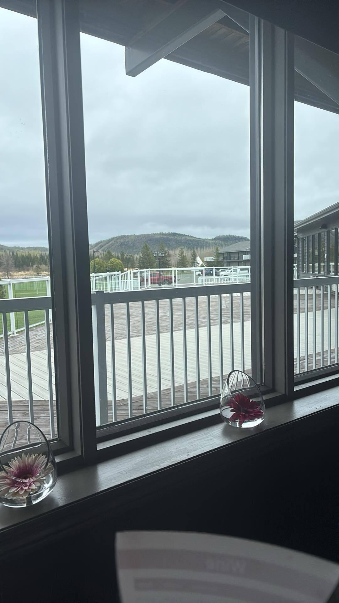 View from the restaurant 