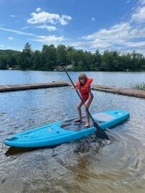 Paddleboard practice