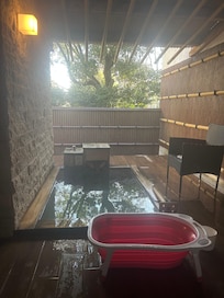 ベビーバス貸してくれました。