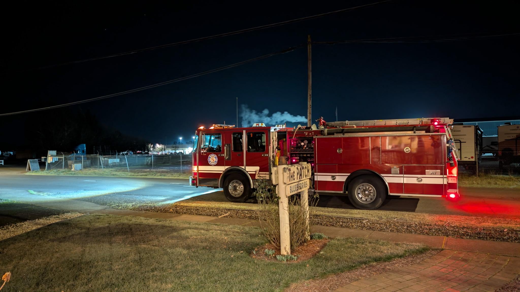 The fire department solved the smoke alarm issue.