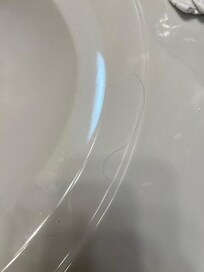 black hairs where all over bathroom- i have short blonde hair- definitely not mine