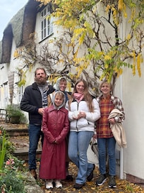Part of our family enjoying the grounds.