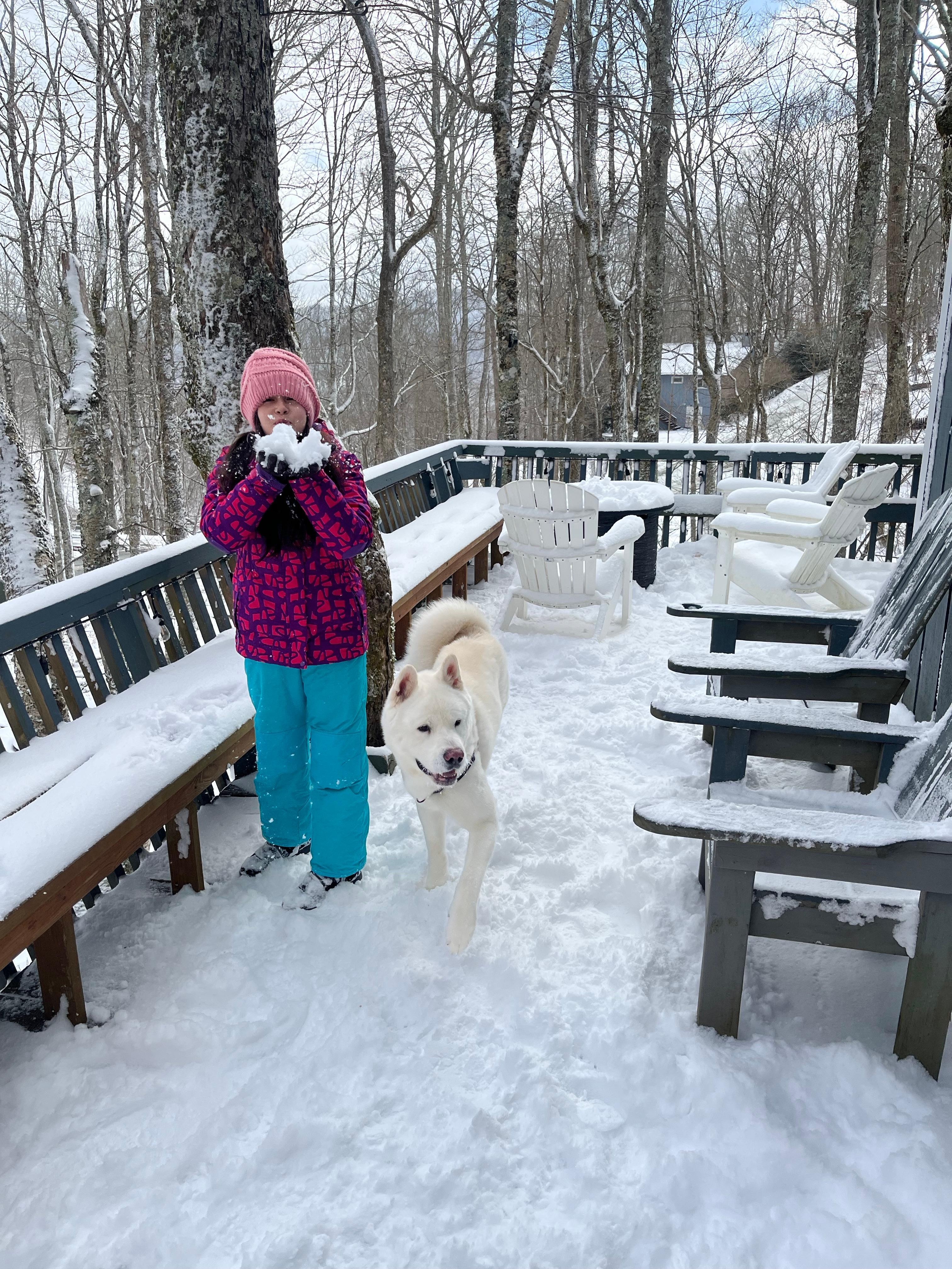 We got the last 4 inches before the end of the season .