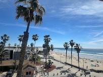 View from balcony south towards mission beach