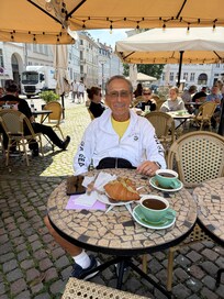 Coffee and danish pasties are everywhere and so good.