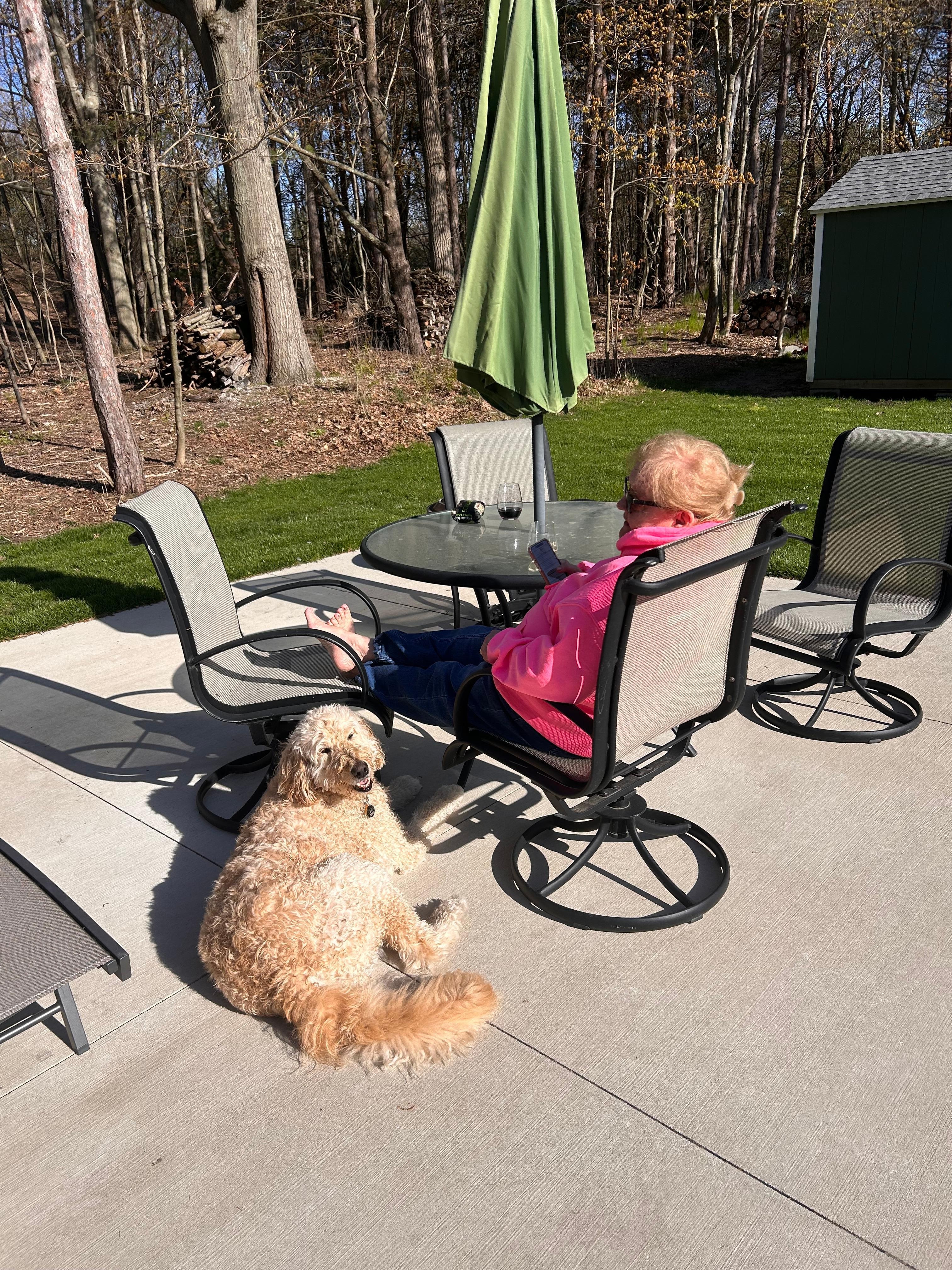 The patio