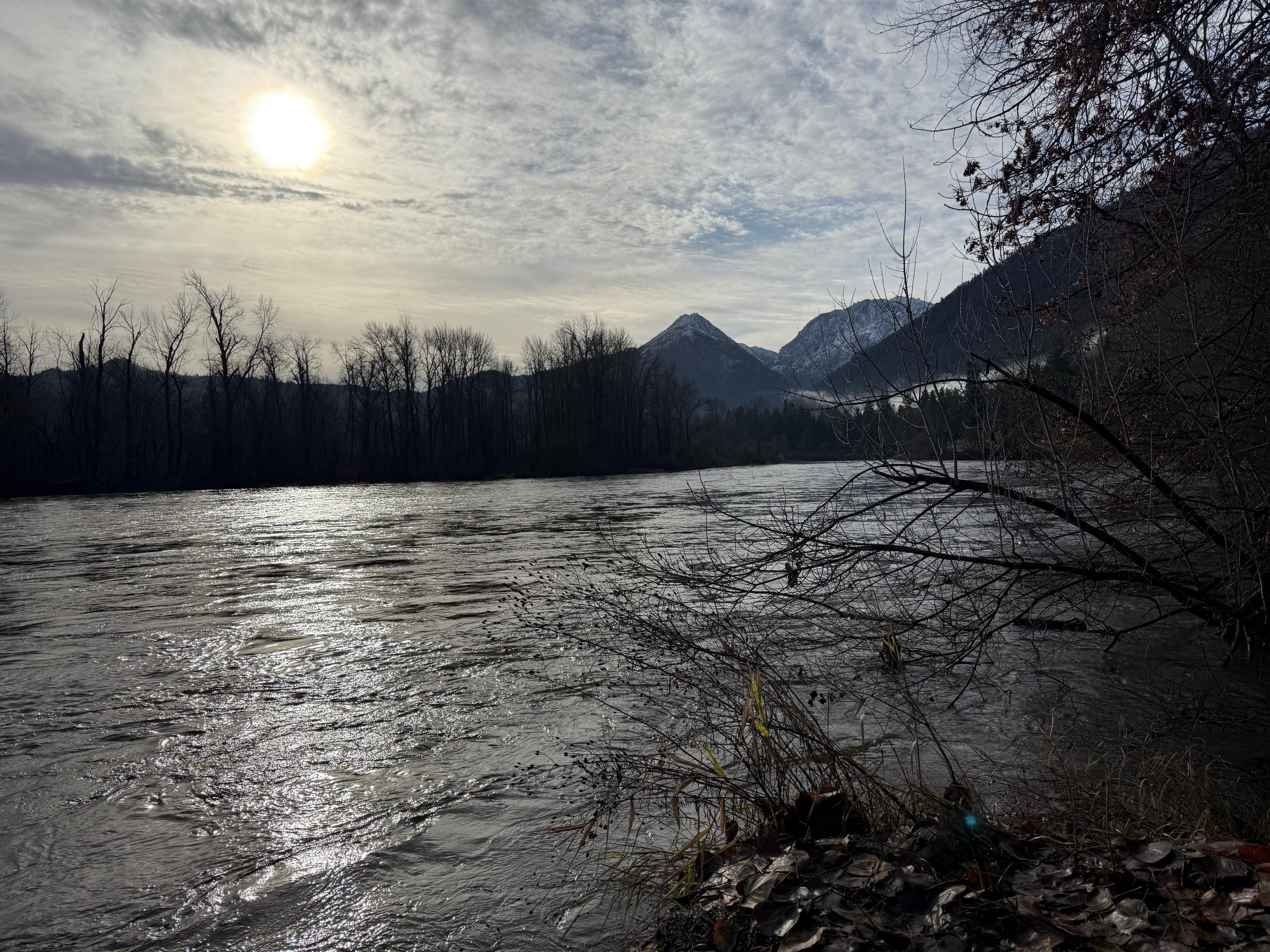 River walk at park.  Walking distance from house. 