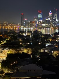 View at night from my balcony