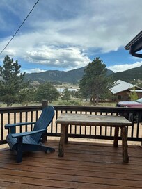 The view from the living room.