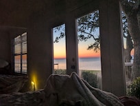 Sunrise from bed