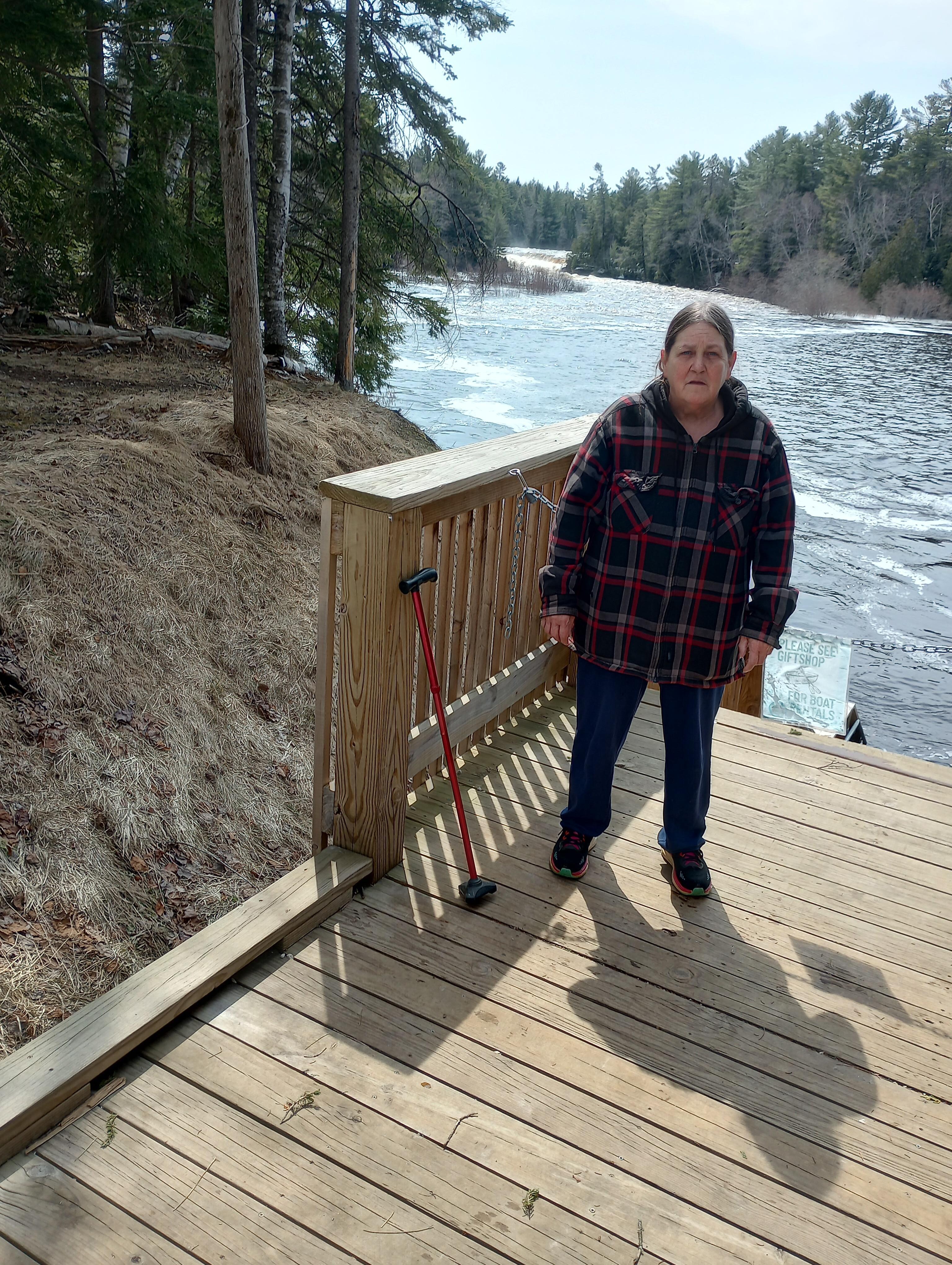 Me with lower falls in back ground 