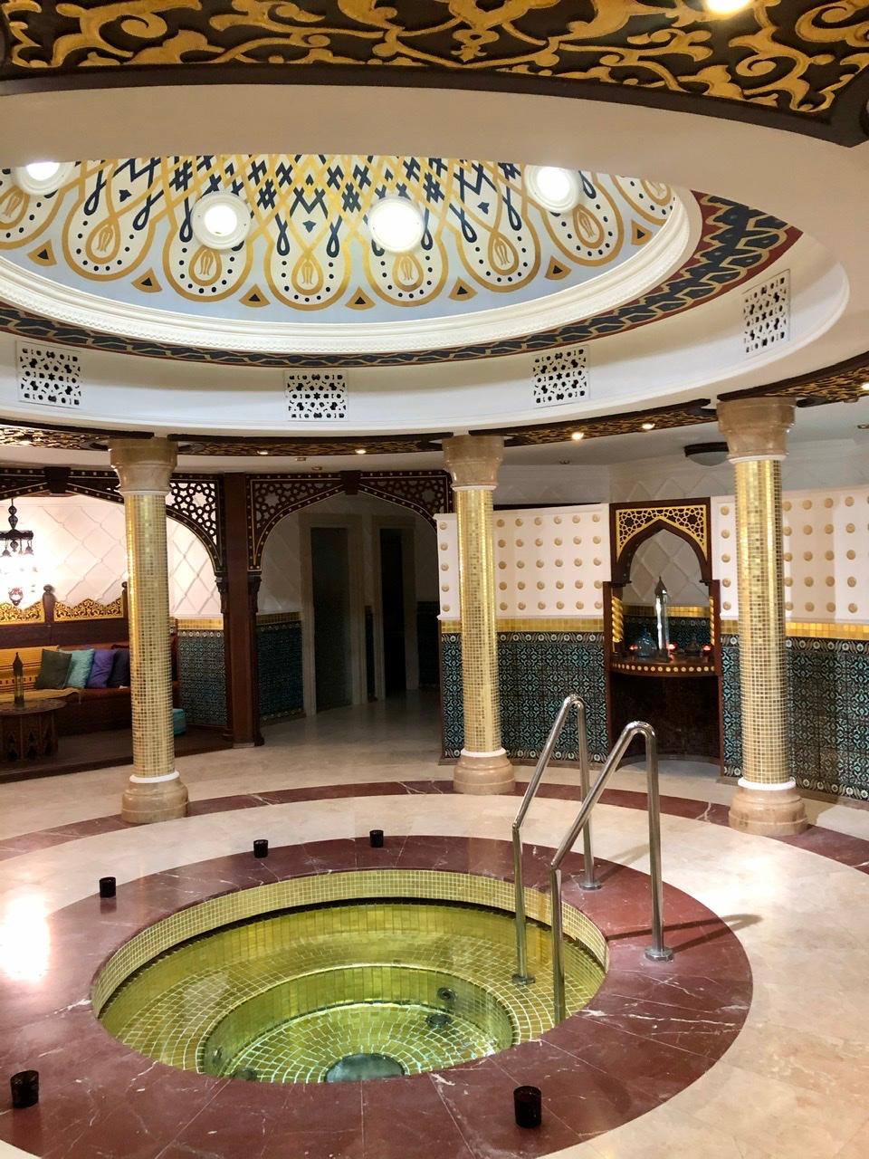 Hamam in the amazing spa