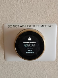 They wouldn't give us the pass code to turn the temp up even though we were super cold.