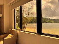 The view from the bed