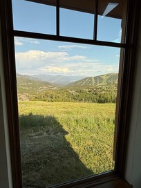 The view from the living room window