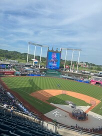Went to the royals game it was a short drive there all highway,