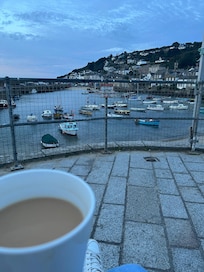 Morning cuppa with the sunrise