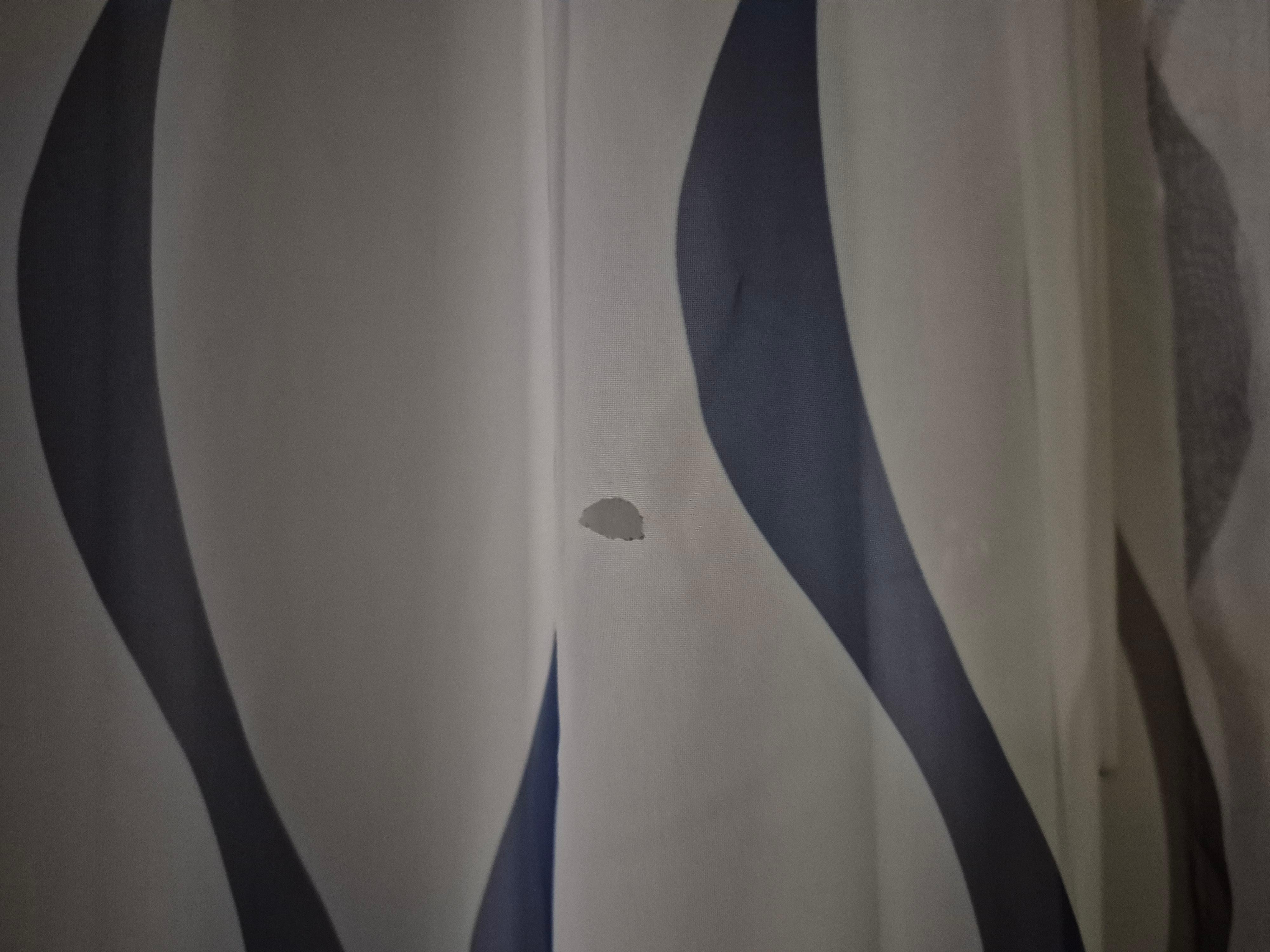 Burnt curtains