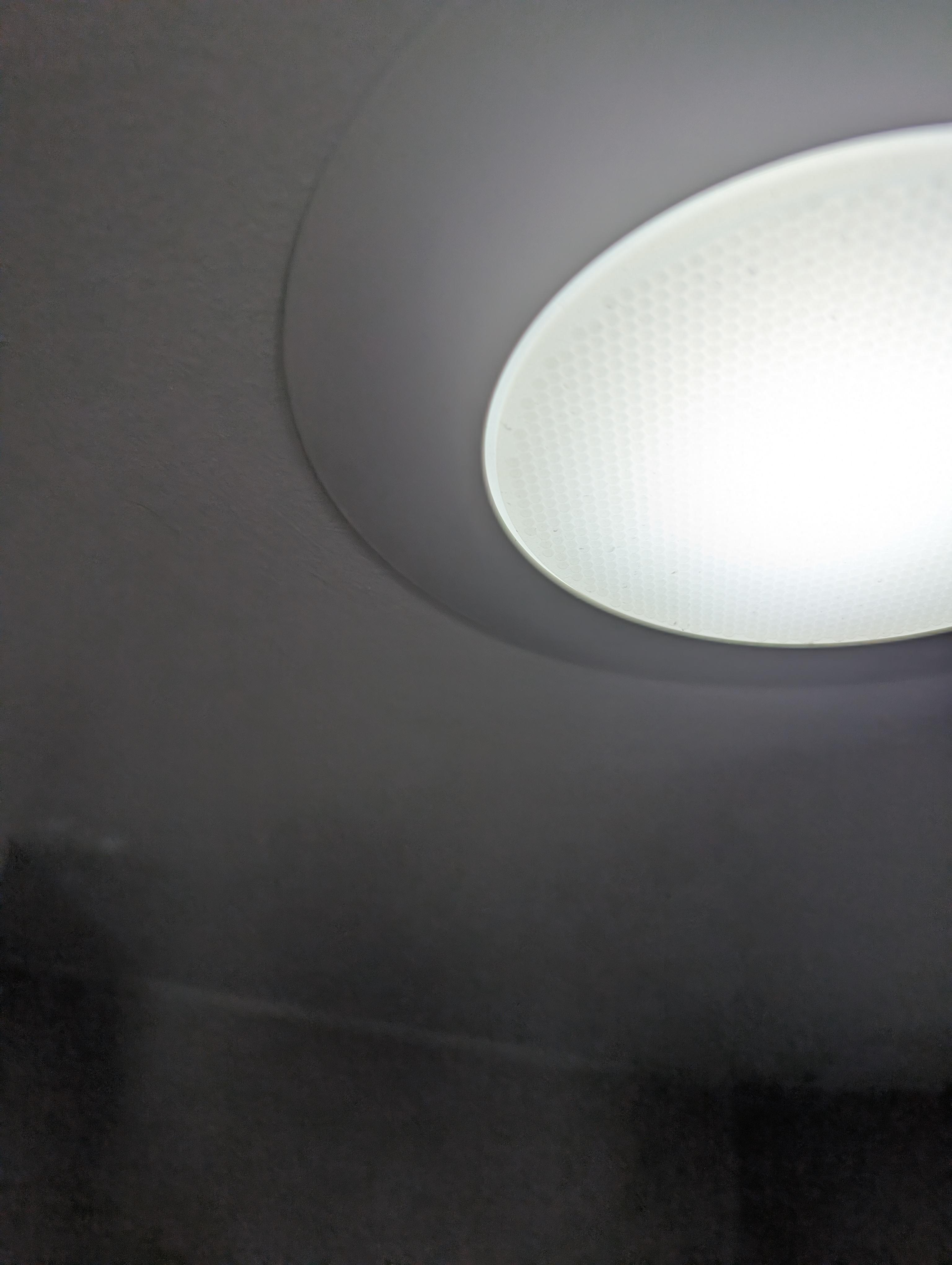 This is where the water continually dropped from one night.