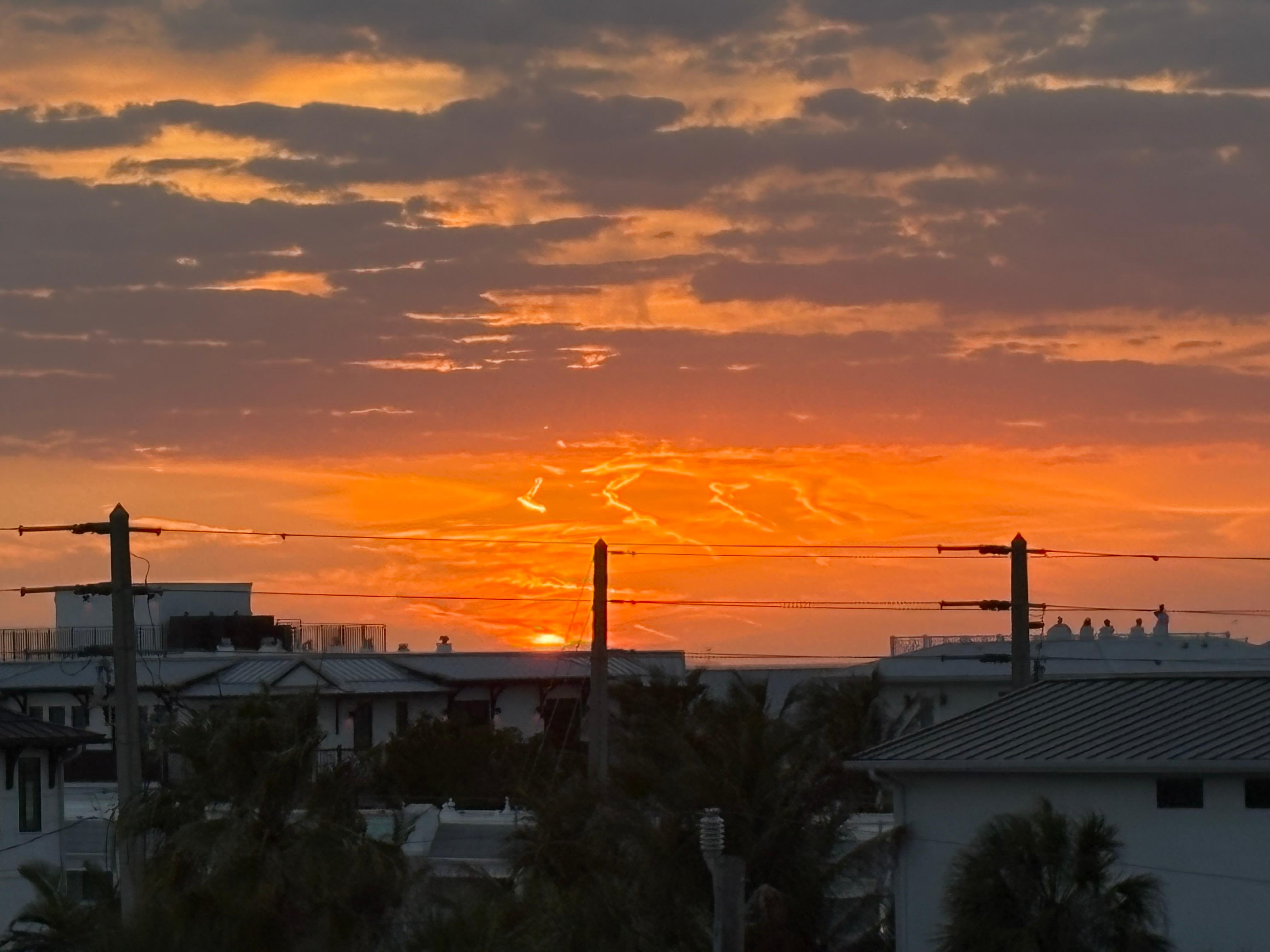 From the roof balcony! 