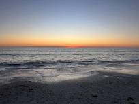 Sunset view from the beach
