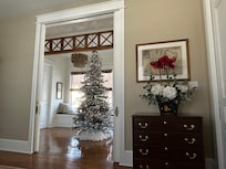 It was even decorated for the holidays. What a treat. It says a lot for the hosts.