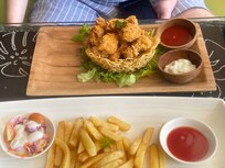 Chicken balls. Recommended