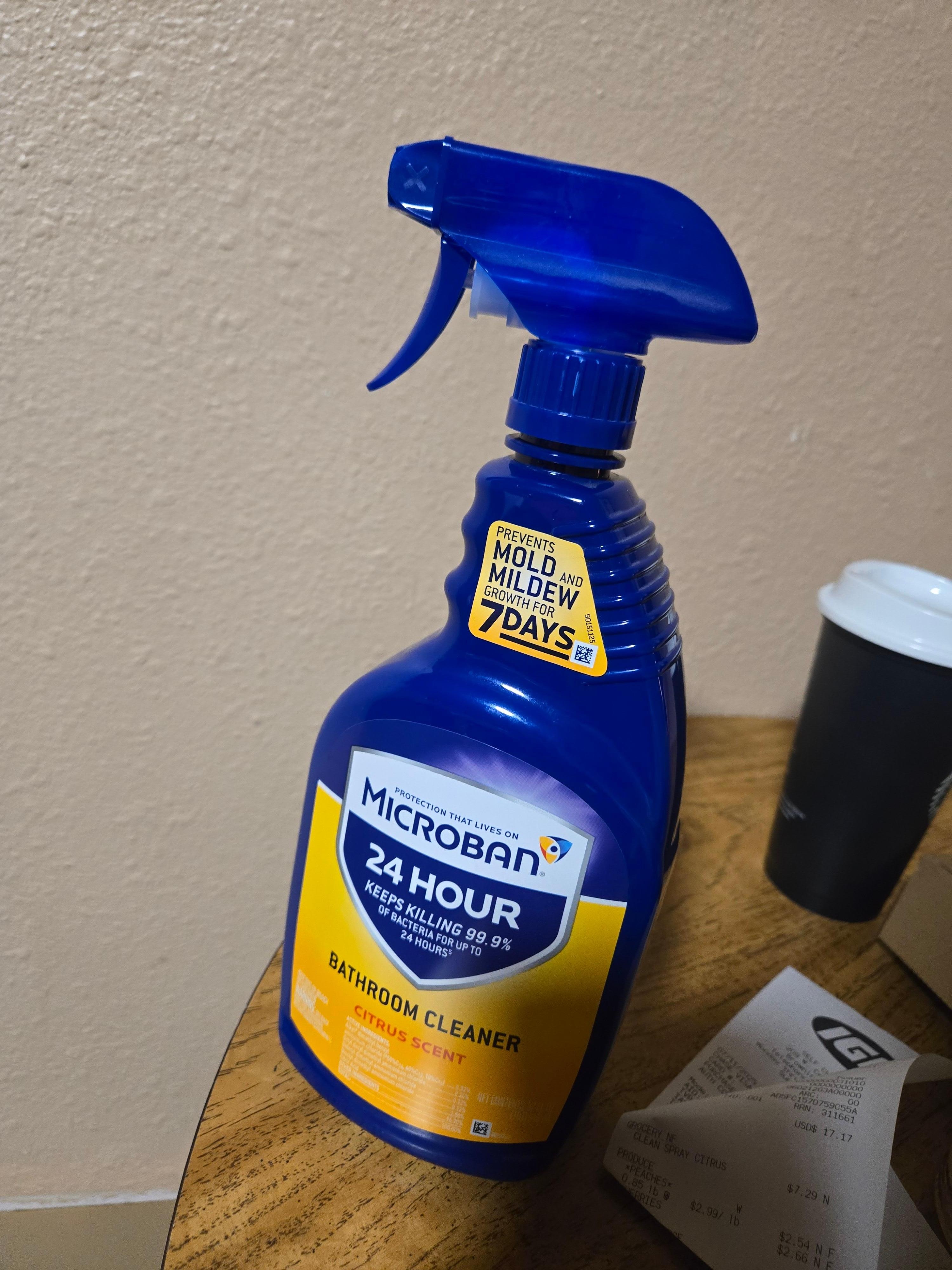 Had to buy disinfectant