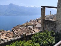 Blick aus der Limonaia del Castel