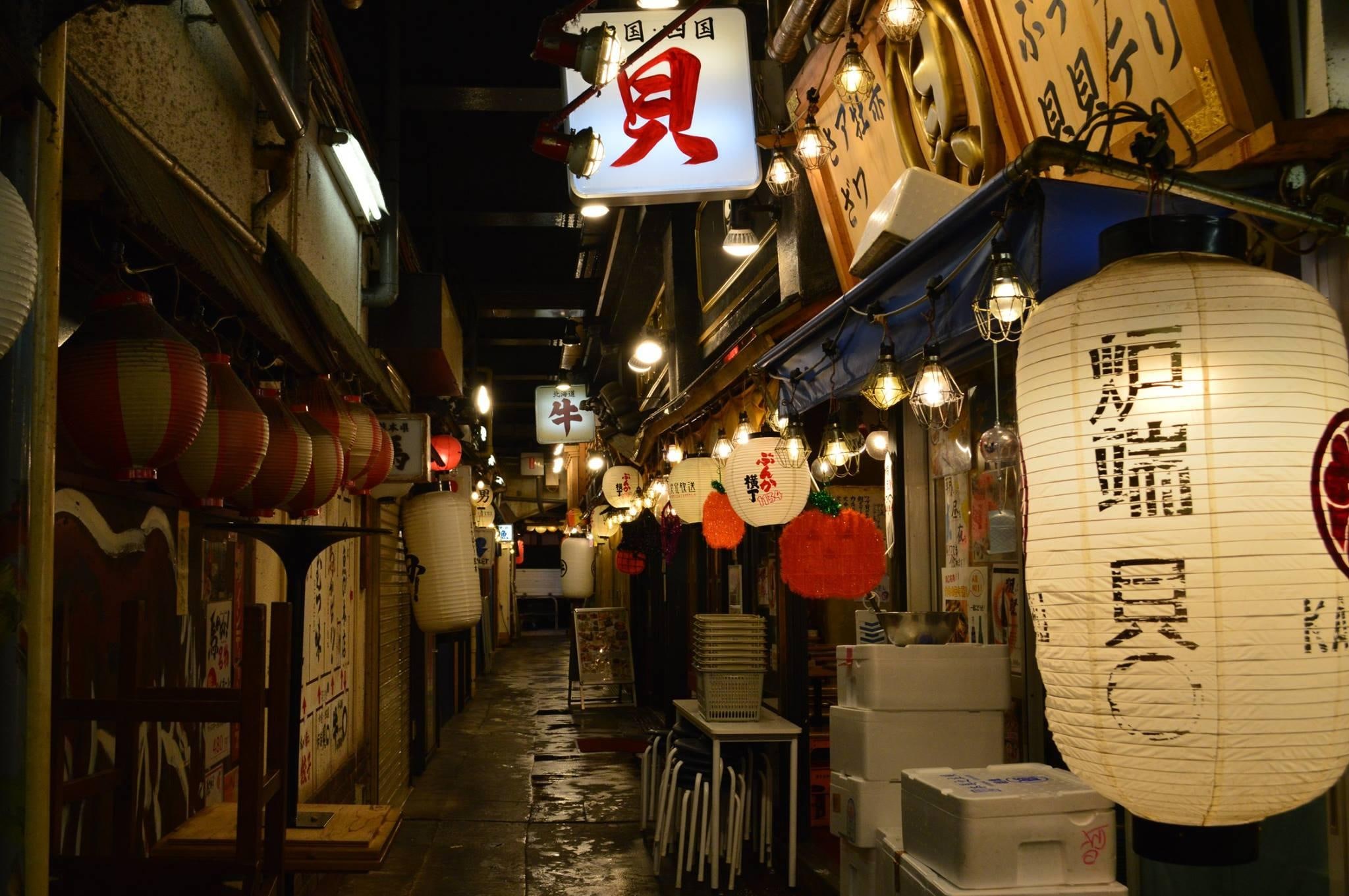 Ginza shopping area