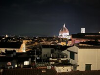 View of the Duomo from the rooftop area