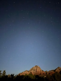 Upstairs view at night
