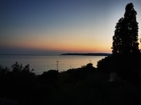 Vista del tramonto dalla camera