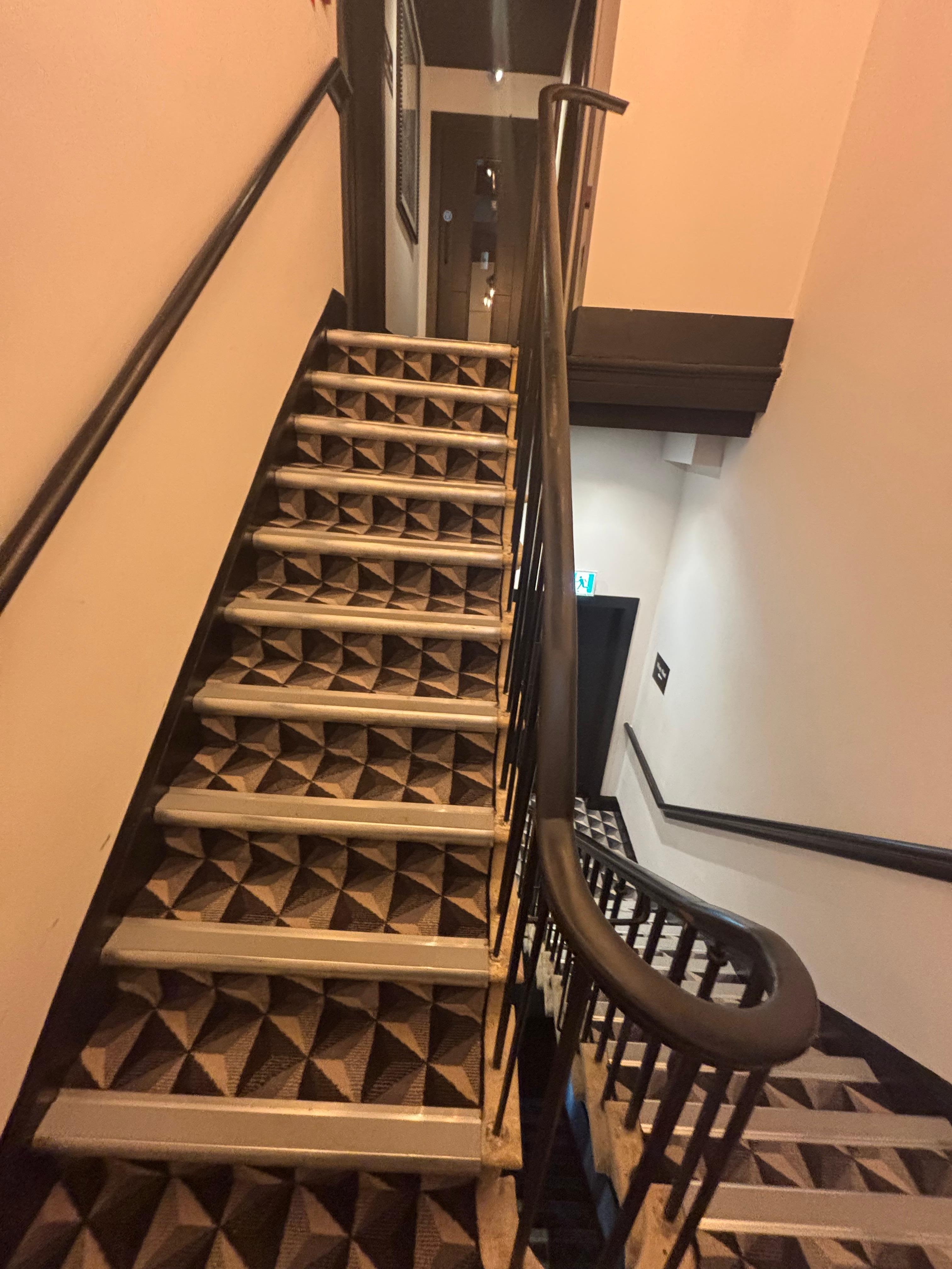 Fourth flight of stairs