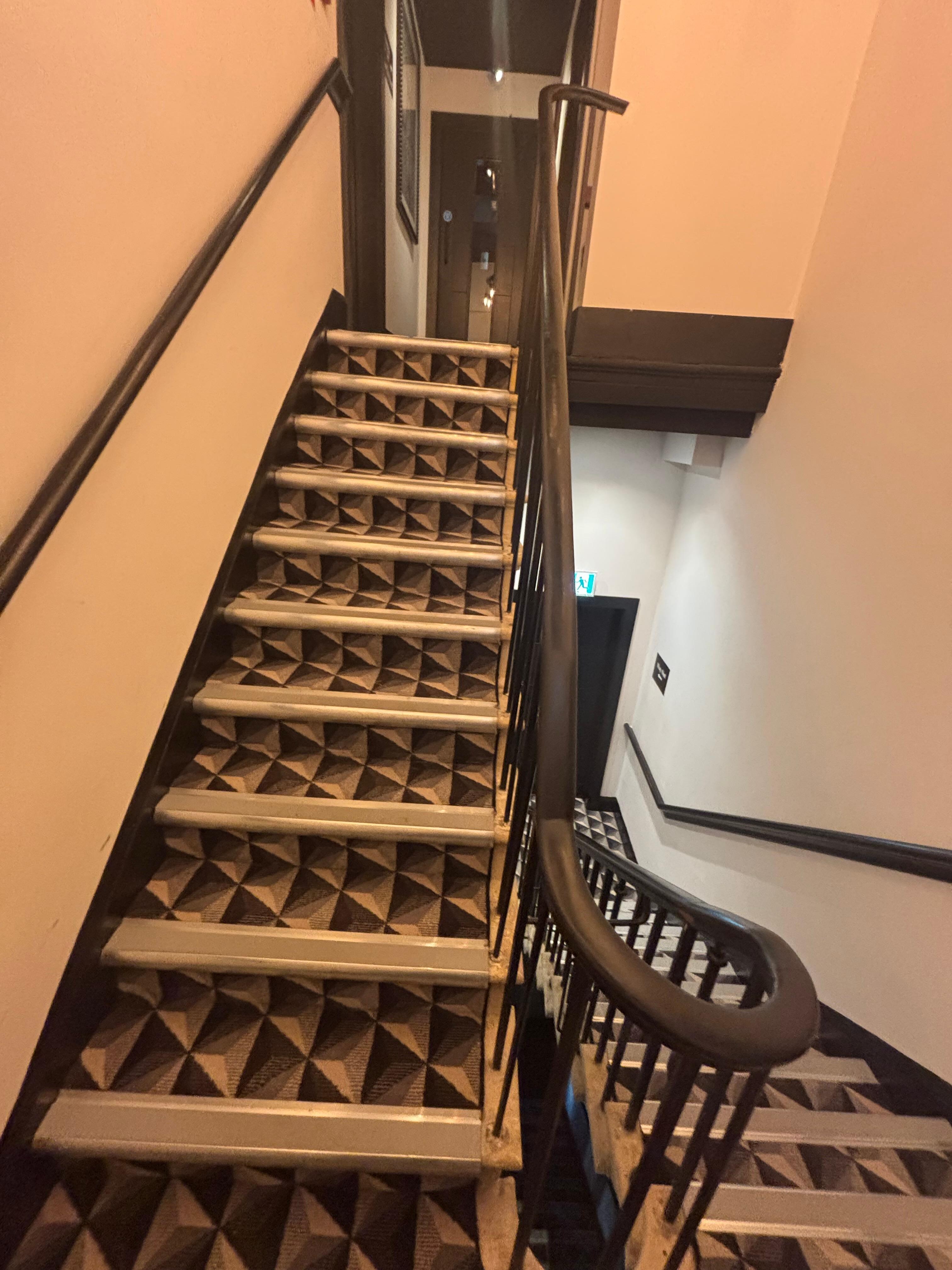 Fourth flight of stairs 
