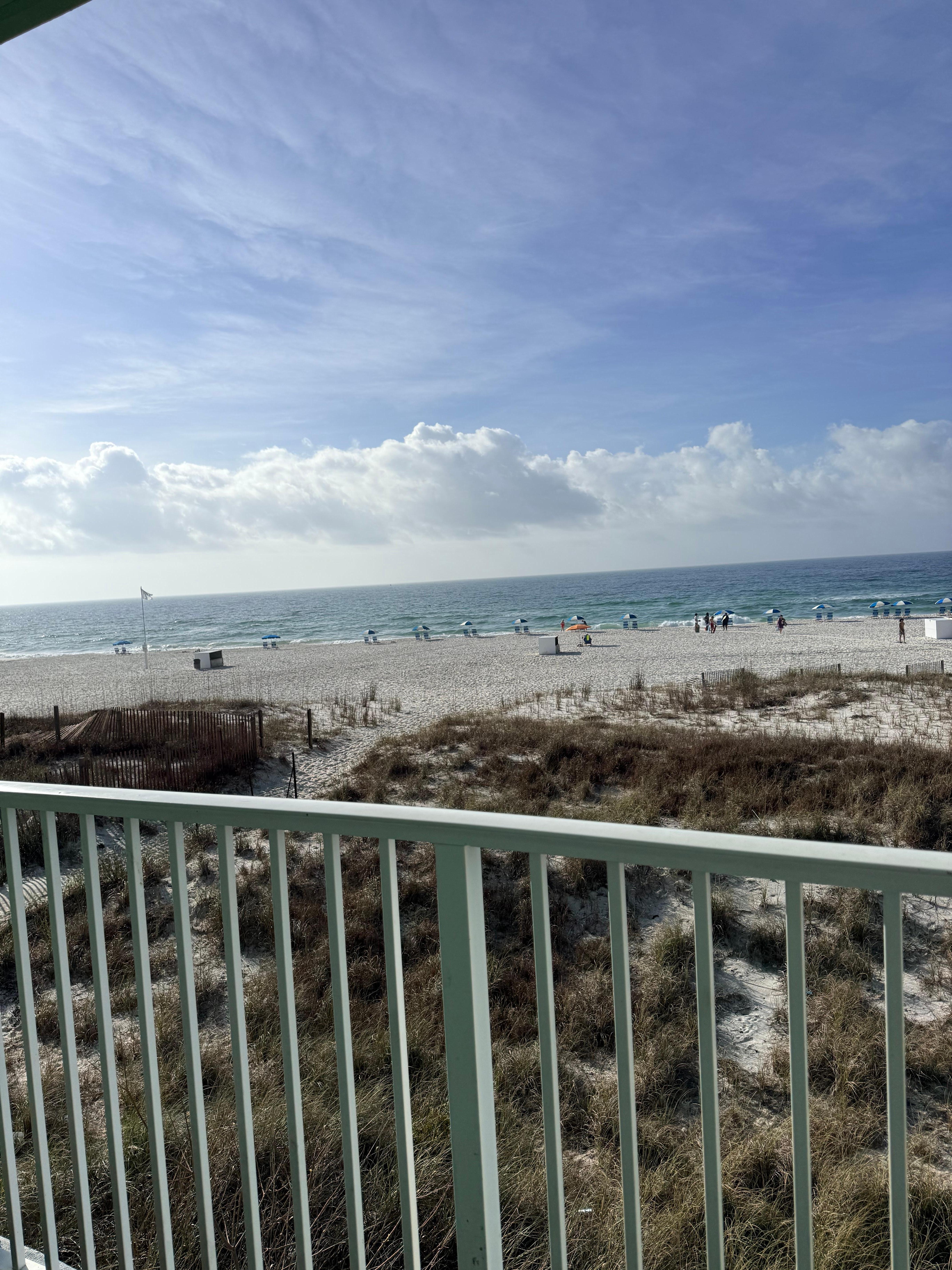 View from our balcony on 2nd floor looking to the east