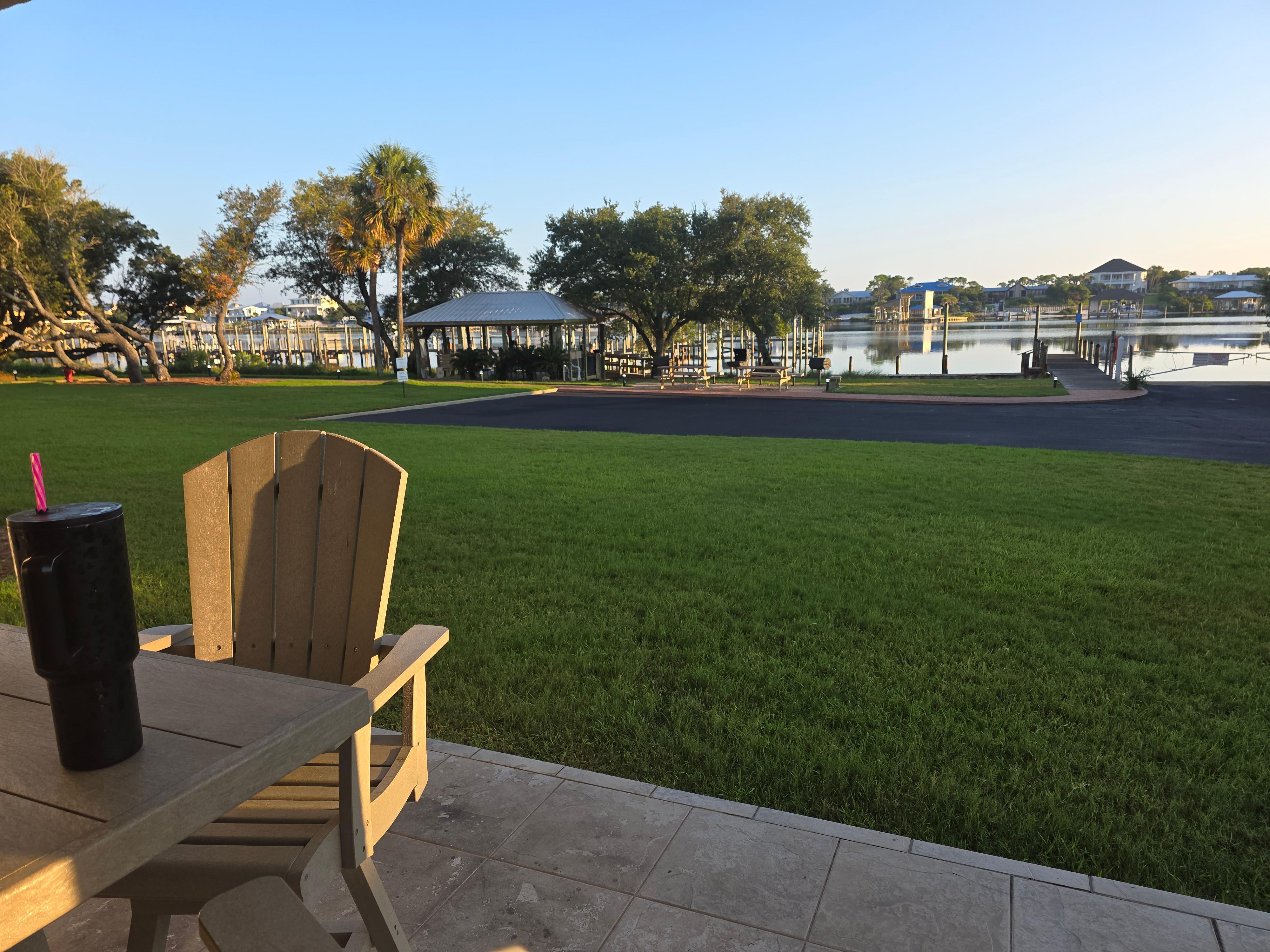 View from back patio