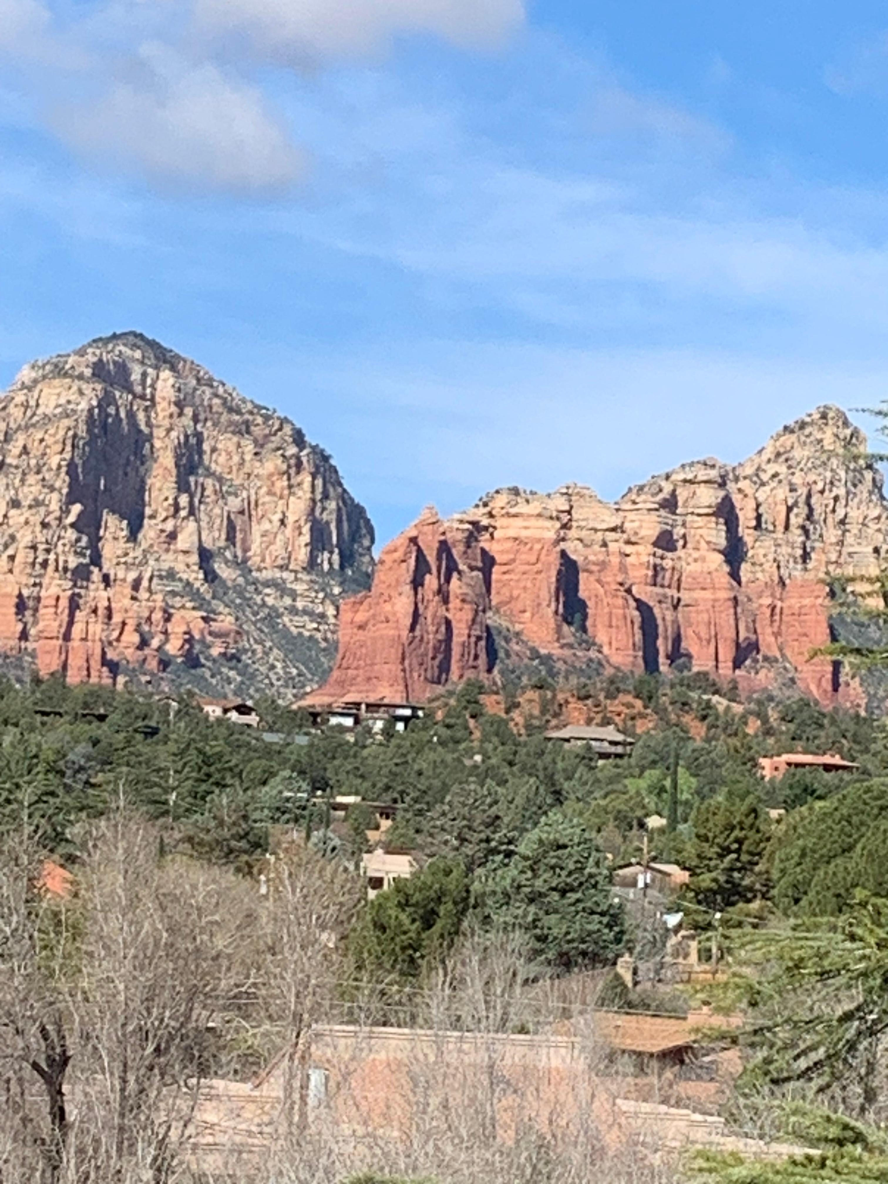 View from one outside patio