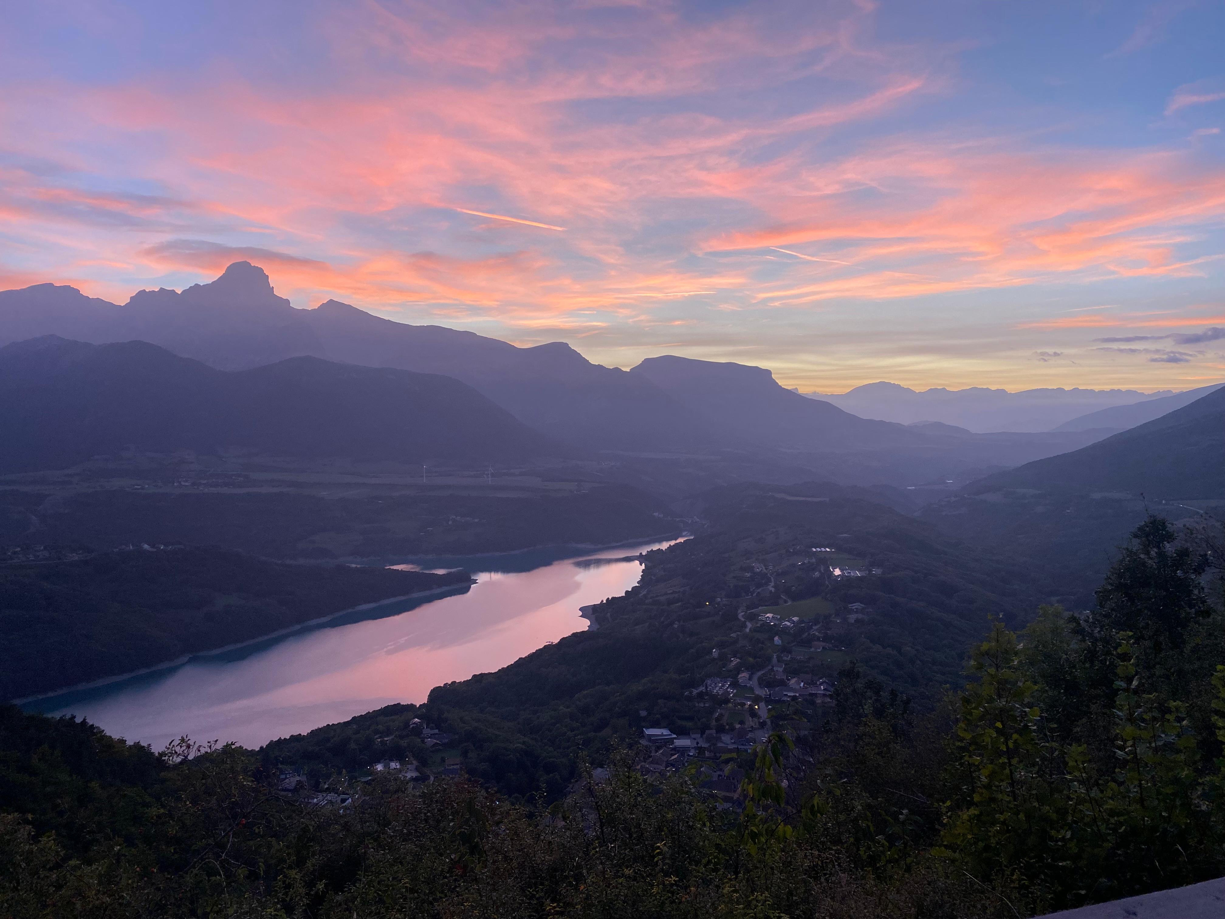 Point de vue depuis le jardin de l’hôtel 