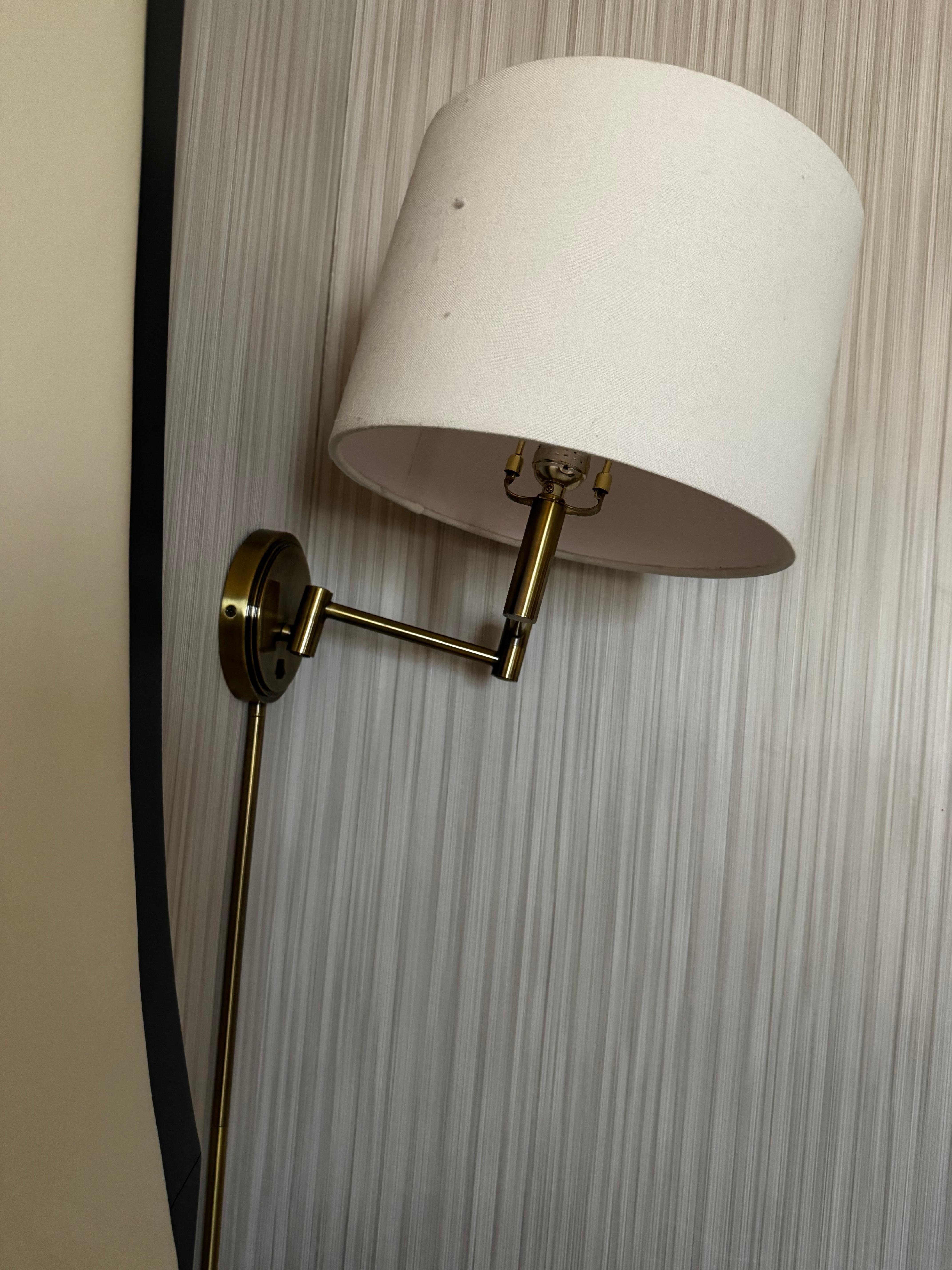 Wobbly bedside lamps
