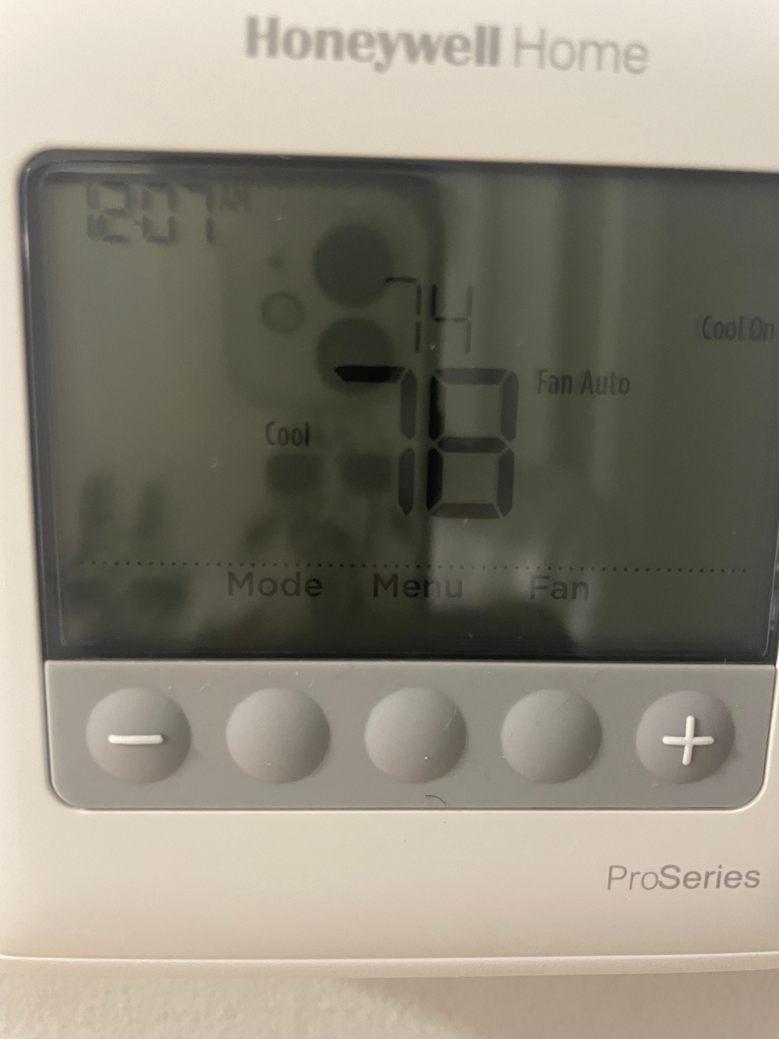 Temp 3 hours later