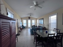 Nicely appointed rooms. This is the main living/kitchen